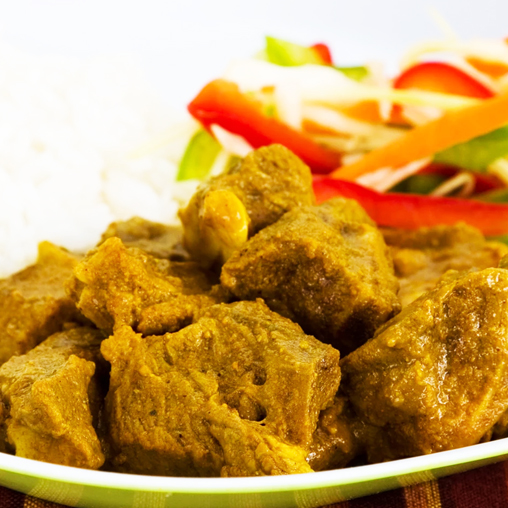 Order Curry Goat food online from Golden Taste Cuisine store, Irvington on bringmethat.com