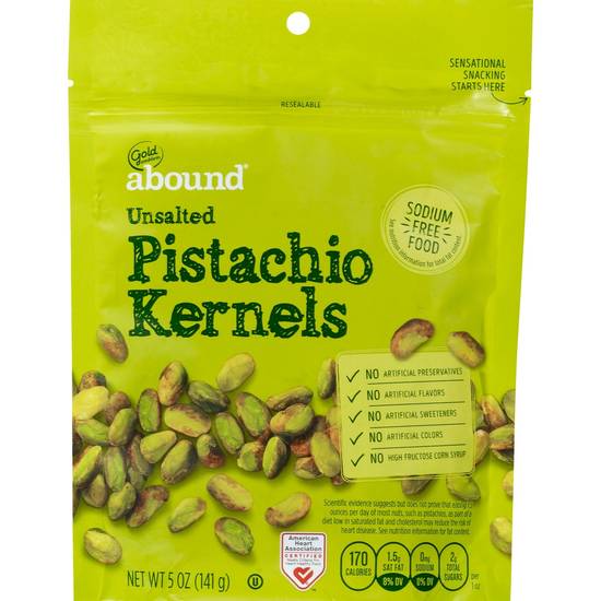 Order Gold Emblem Abound Unsalted Pistachio Kernels food online from Cvs store, PEARL on bringmethat.com