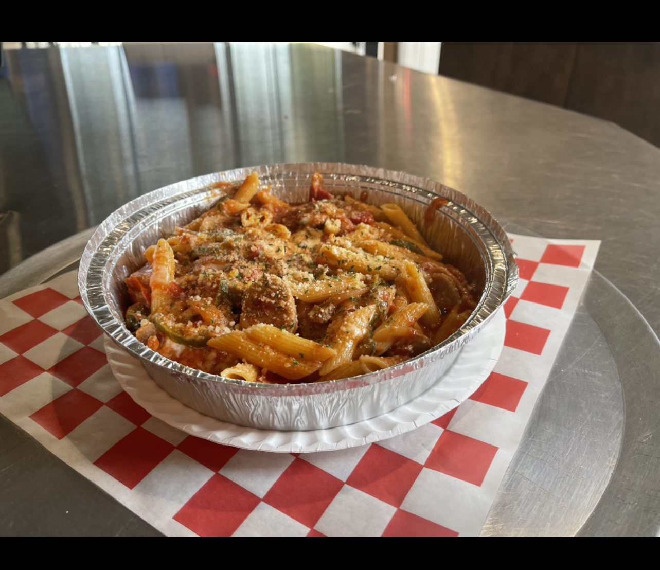 Order Sausage Penne Pasta food online from Johnny's Pizza store, Cary on bringmethat.com