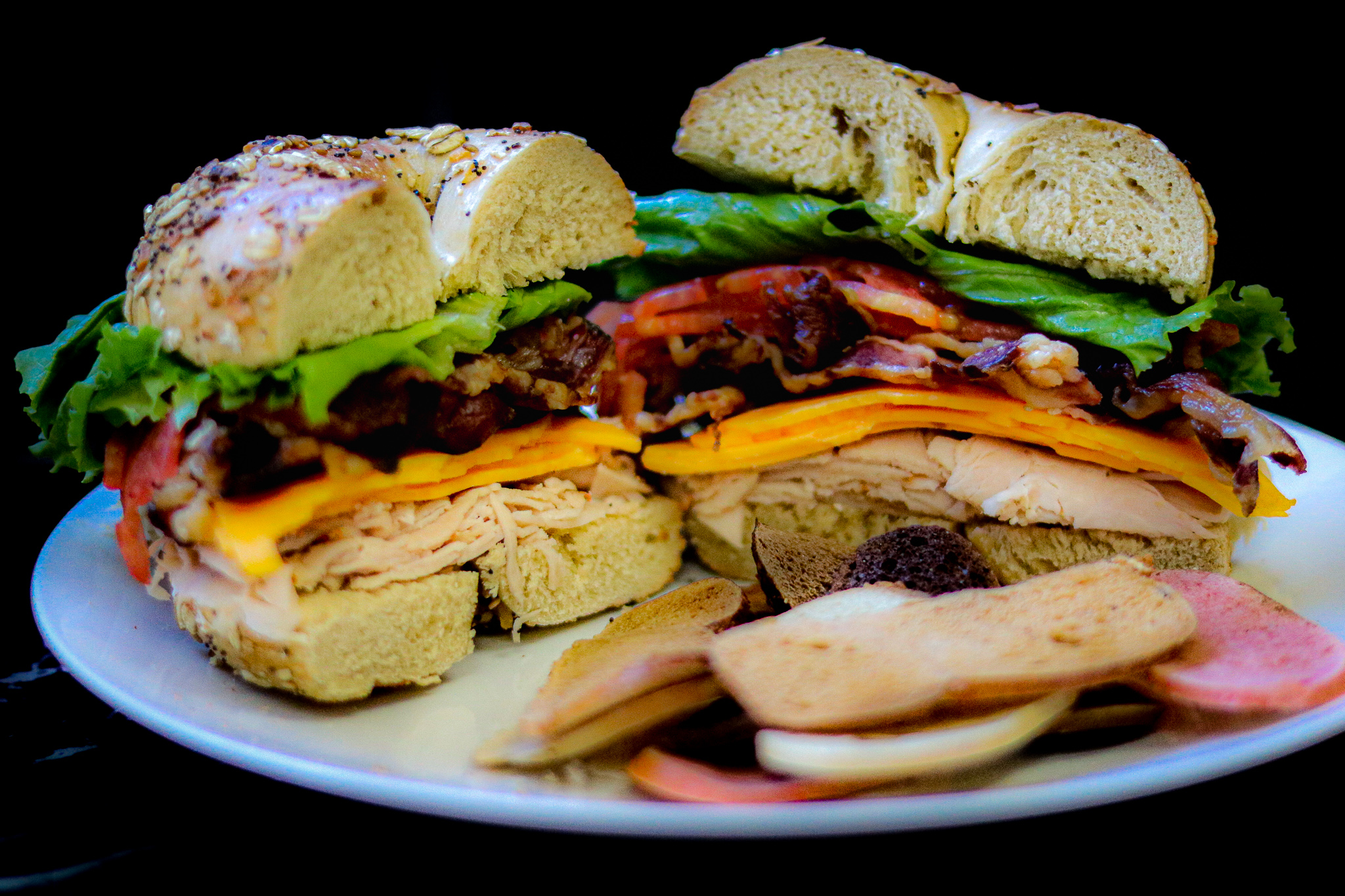 Order Turkey Club Sandwich food online from Ny Bagel store, Rancho Cucamonga on bringmethat.com