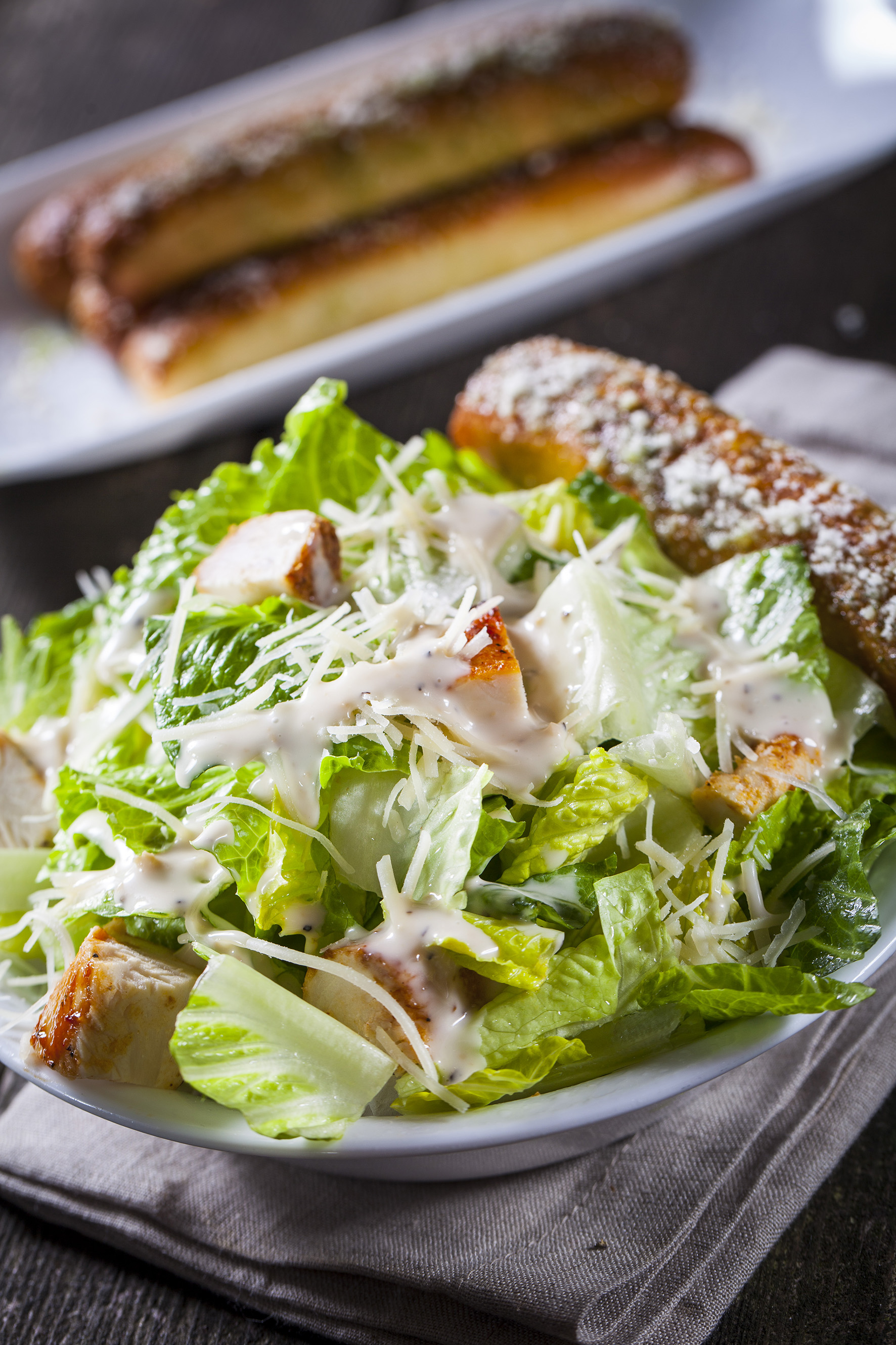 Order Caesar Salad food online from Pats Select Pizza l Grill store, Dover on bringmethat.com