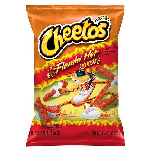 Order CHEETOS FLAMIN HOT 8.5OZ food online from Walgreens store, Fairhope on bringmethat.com