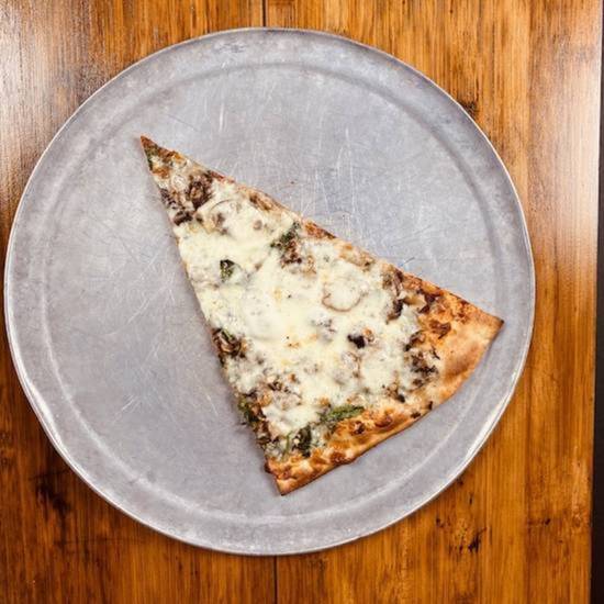 Order The Spinach and Shroom Special Slice food online from Marietta Pizza Co store, Marietta on bringmethat.com