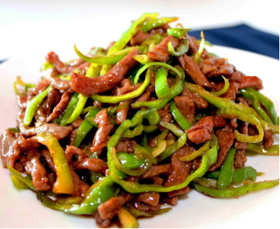 Order Shredded Beef with Hot Pepper food online from Xufeng Restaurant store, Philadelphia on bringmethat.com