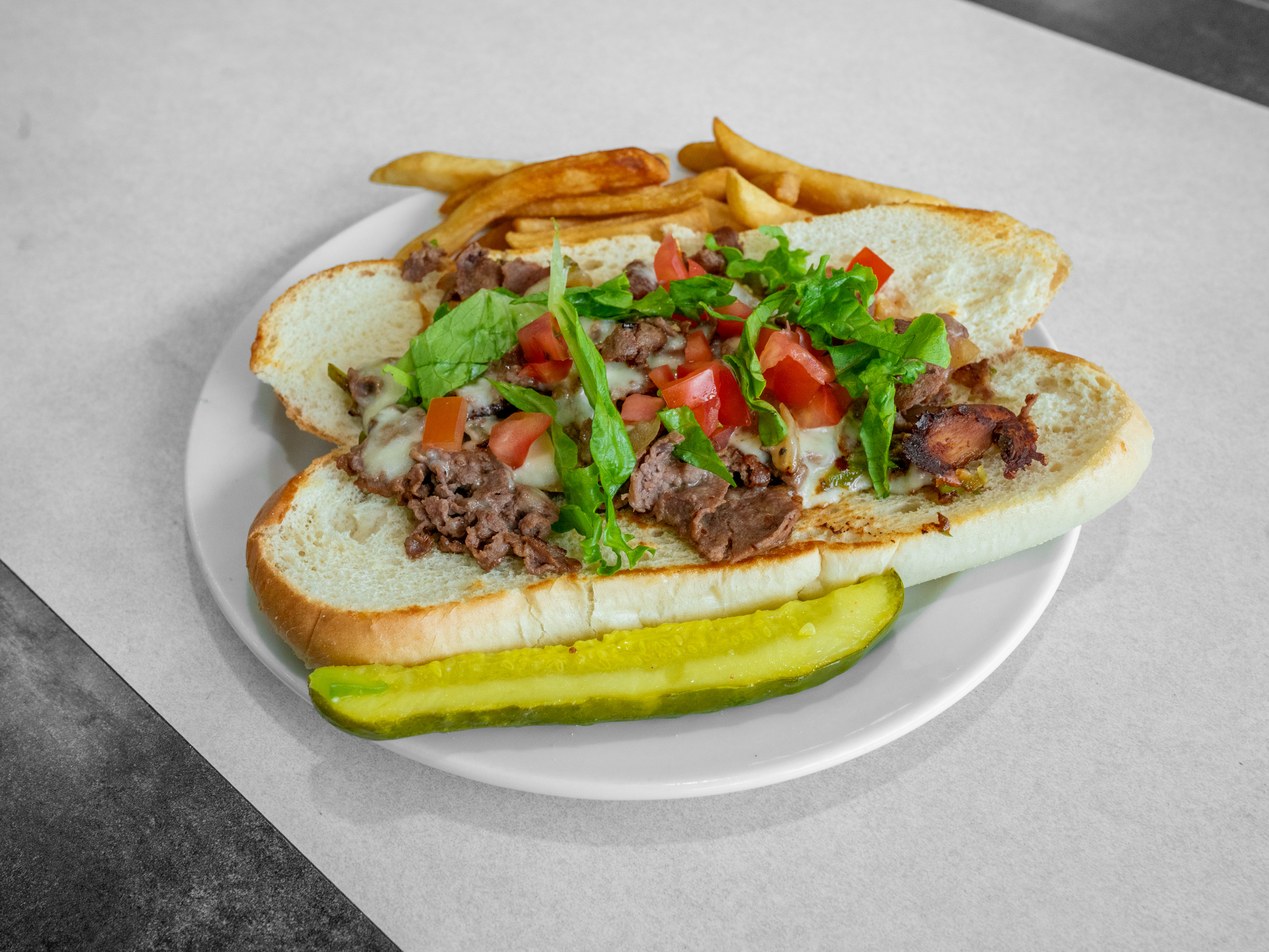 Order Philly Cheesesteak food online from Michael Diner store, Cleveland on bringmethat.com