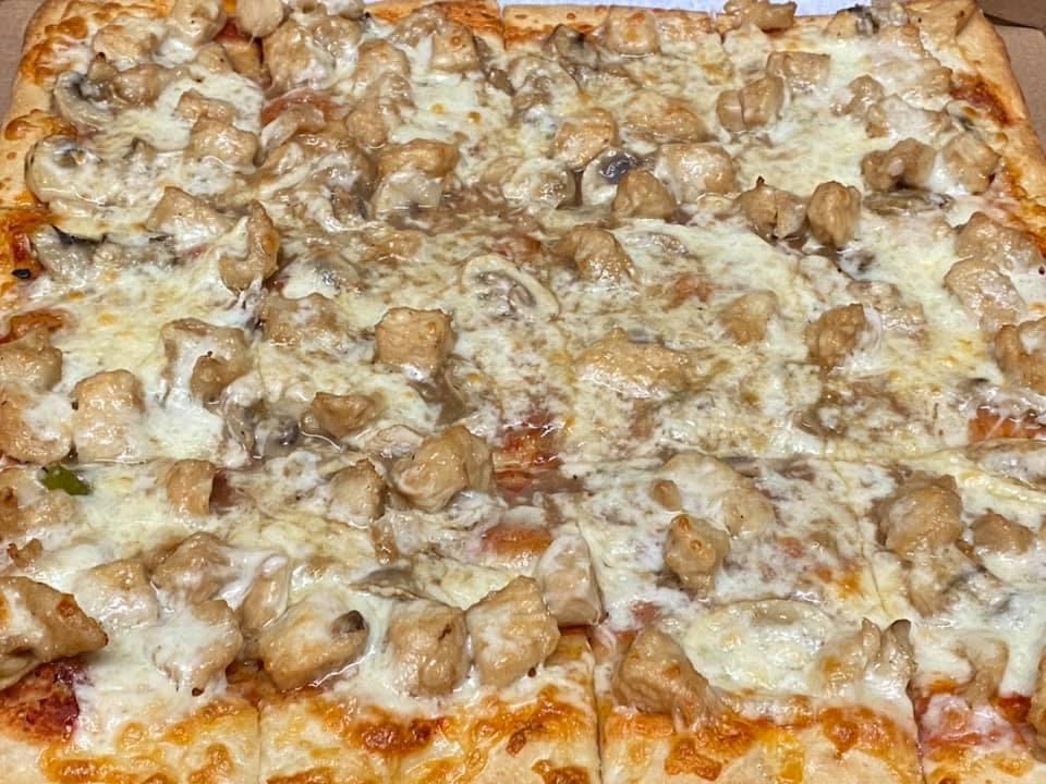 Order Chicken Marsala Pizza food online from La Bella store, Yonkers on bringmethat.com