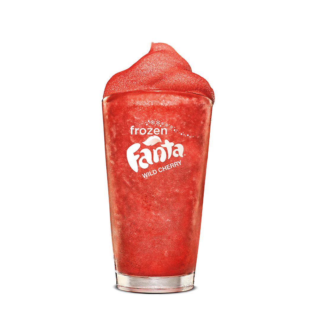 Order Frozen Fanta® Wild Cherry food online from Burger King store, Dallas on bringmethat.com