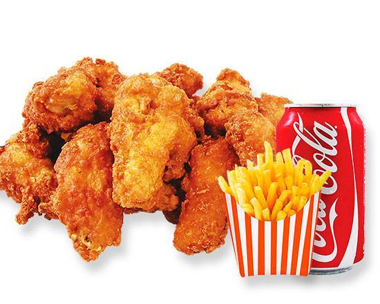 Order 6 Pieces Hot Wings Combo food online from Us Kennedy Fried Chicken store, New York on bringmethat.com