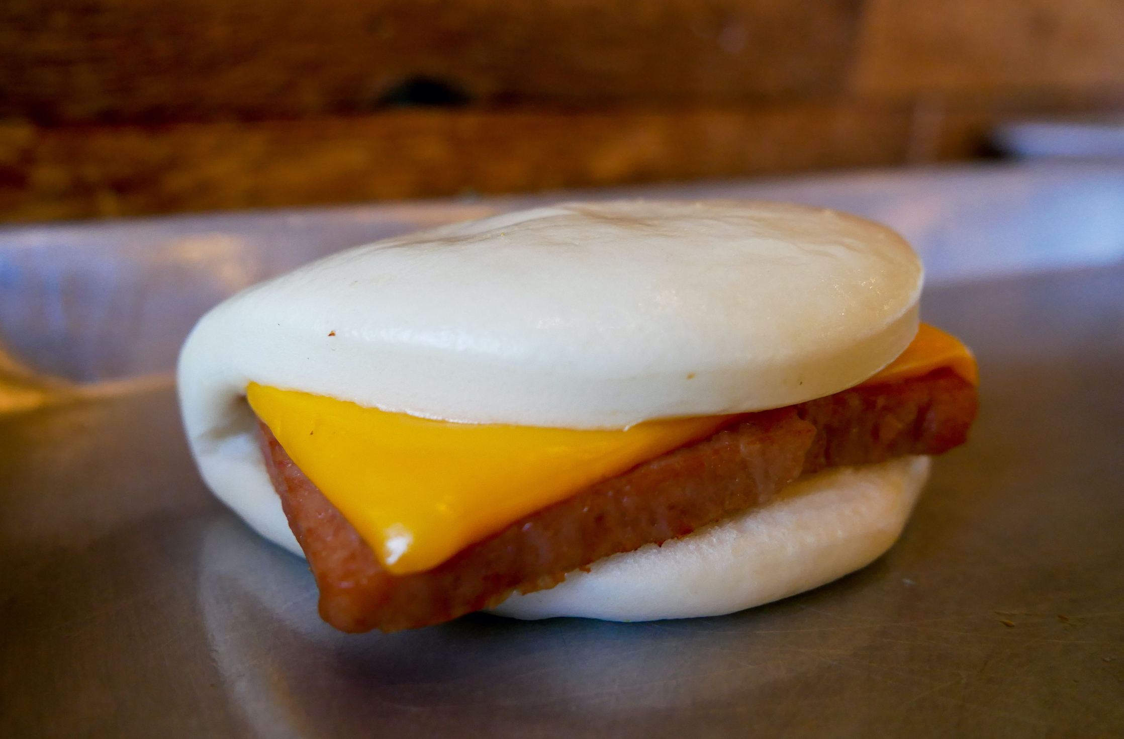 Order Spam & Cheese Bao food online from Fat Bao-Upper Kirby store, Houston on bringmethat.com