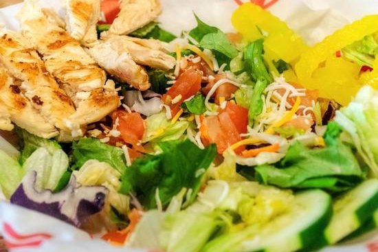 Order Cajun Grilled Chicken Salad food online from US Cafe Smyrna store, Smyrna on bringmethat.com