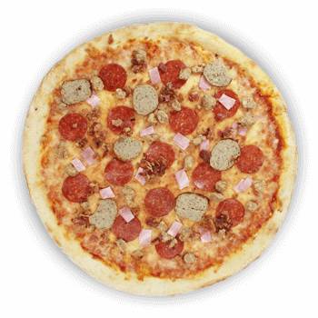 Order Meat Lover Pizza 16" food online from Nonna Rosa store, West Norriton on bringmethat.com
