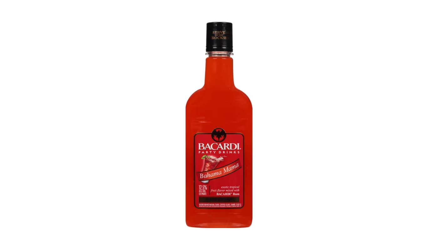 Order Bacardí Party Drinks Bahama Mama Cocktail 750mL food online from M & M Liquor & Jr Market store, Anaheim on bringmethat.com
