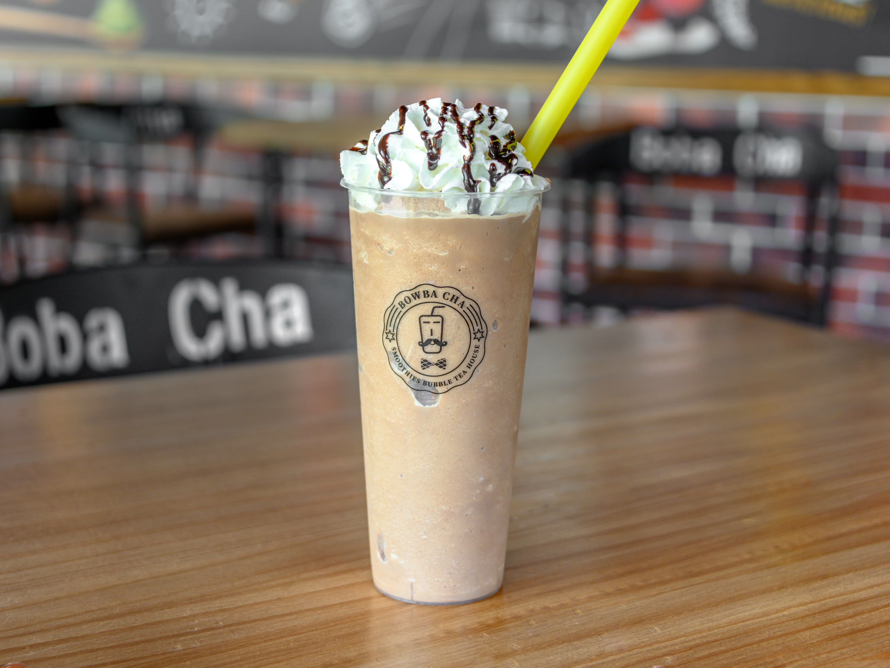 Order Coffee Mocha Smoothie food online from Boba Cha Smoothies Bubble Tea House store, Newark on bringmethat.com