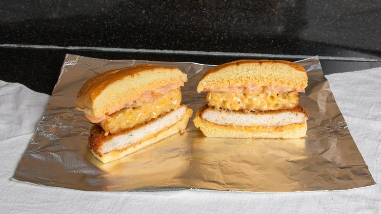 Order Chicken Mac Sandwich food online from Cars Sandwiches & Shakes store, Ramsey on bringmethat.com