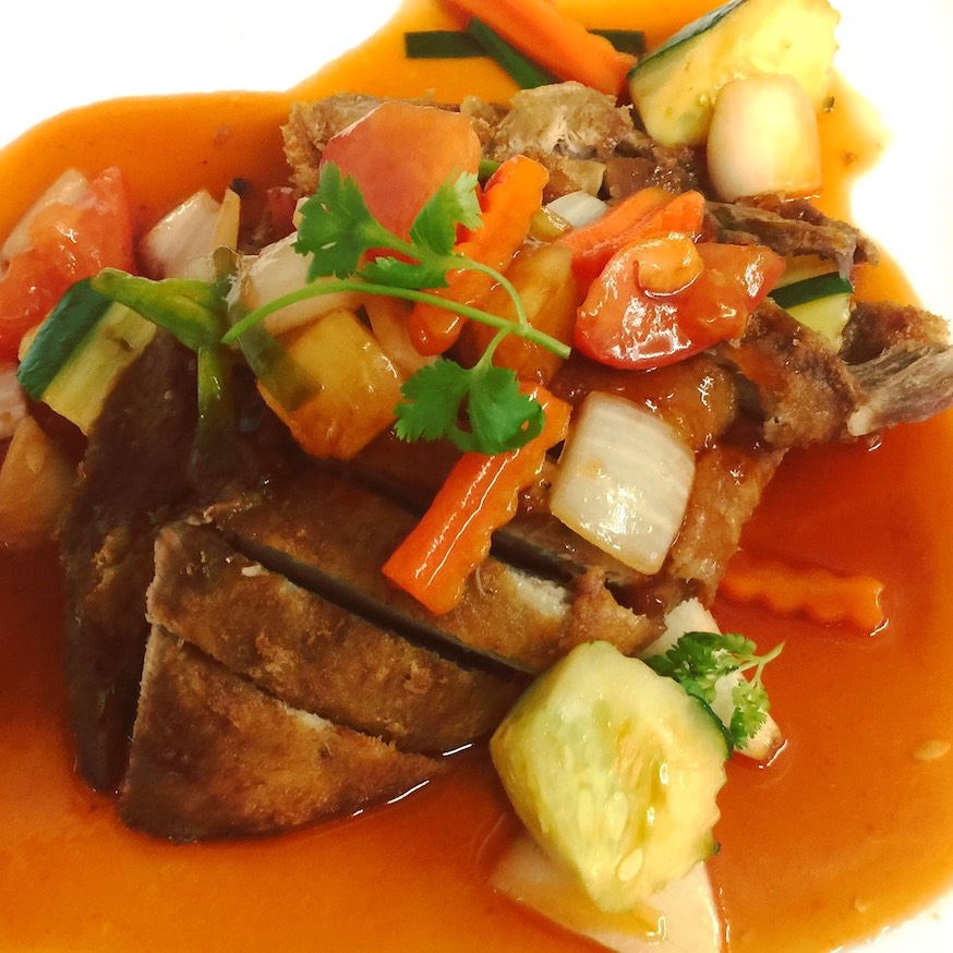 Order Duck Sweet and Sour food online from Chang Thai Kitchen store, Toms River on bringmethat.com