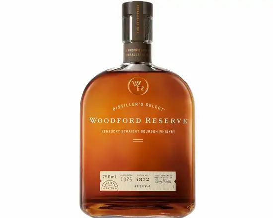 Order Woodford Reserve, 750mL bourbon (45.2% ABV) food online from Van Ness Liquors store, San Francisco on bringmethat.com