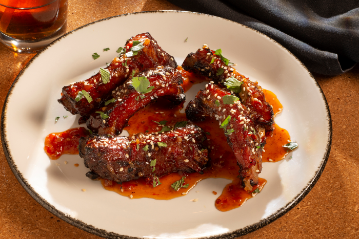 Order Spicy Sticky Ribs food online from Weber Grill Restaurant store, Chicago on bringmethat.com