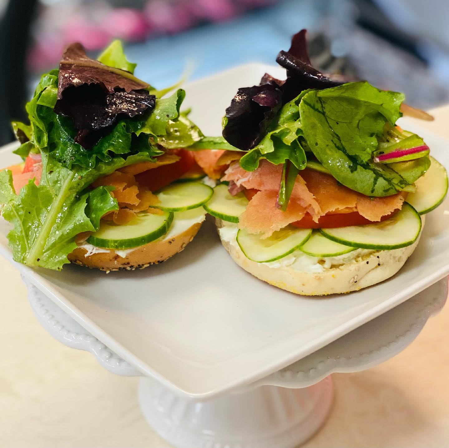 Order Smoked Salmon Everything Bagel.  food online from Crave Bakery And Bar store, Chesapeake on bringmethat.com