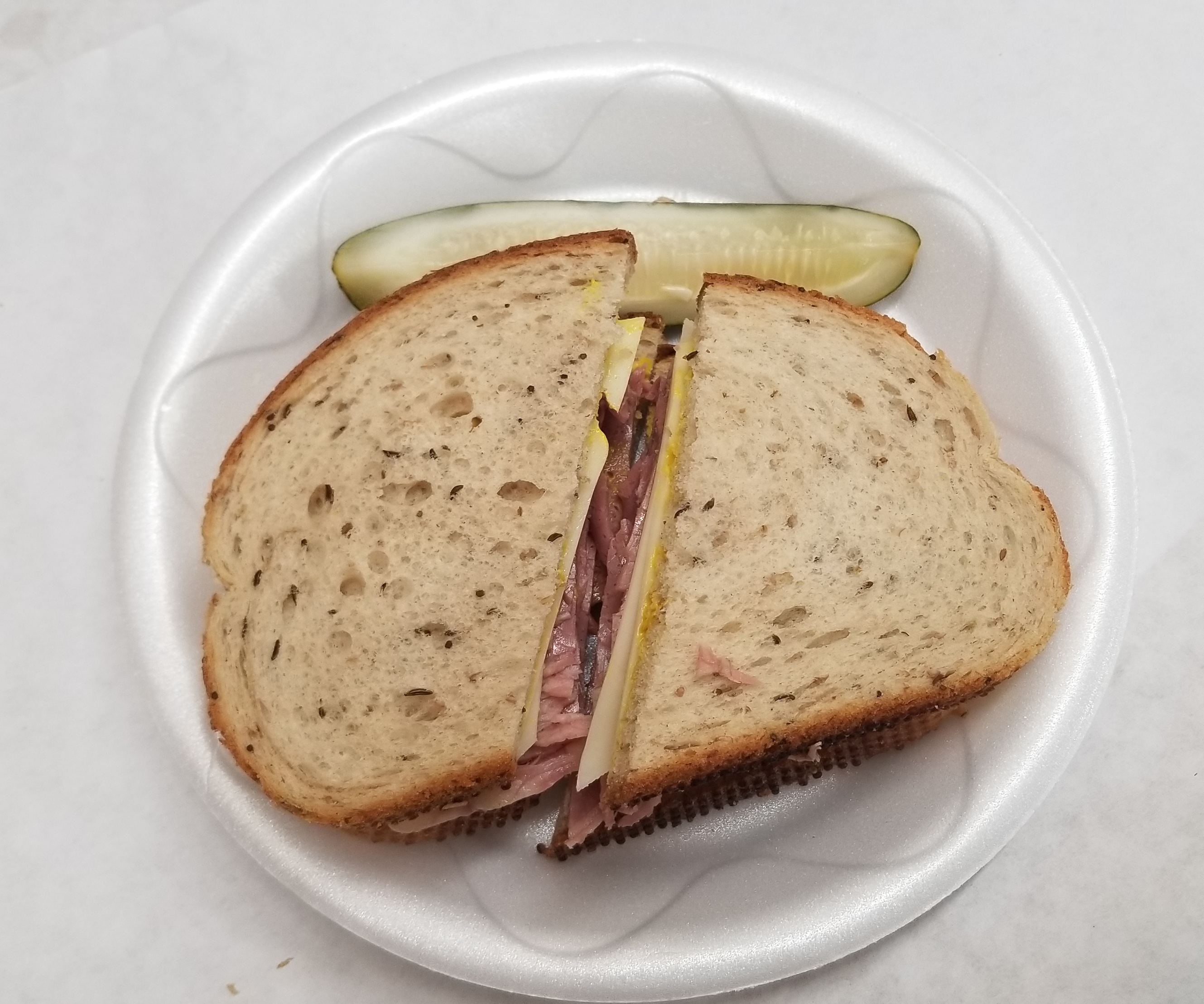 Order Corned Beef with Swiss Sandwich food online from Mom & Dads Deli store, Chicago on bringmethat.com