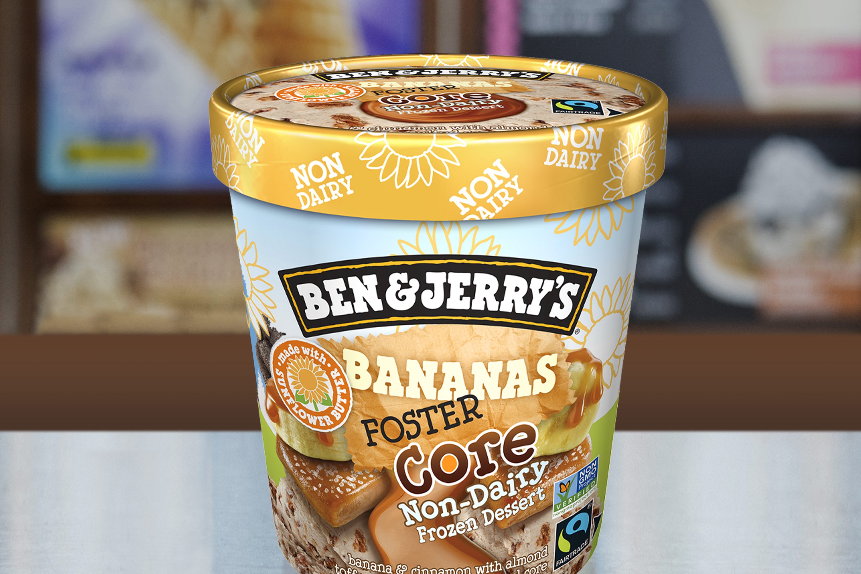 Order Bananas Foster Non-Dairy food online from Ben & Jerry's store, Plano on bringmethat.com