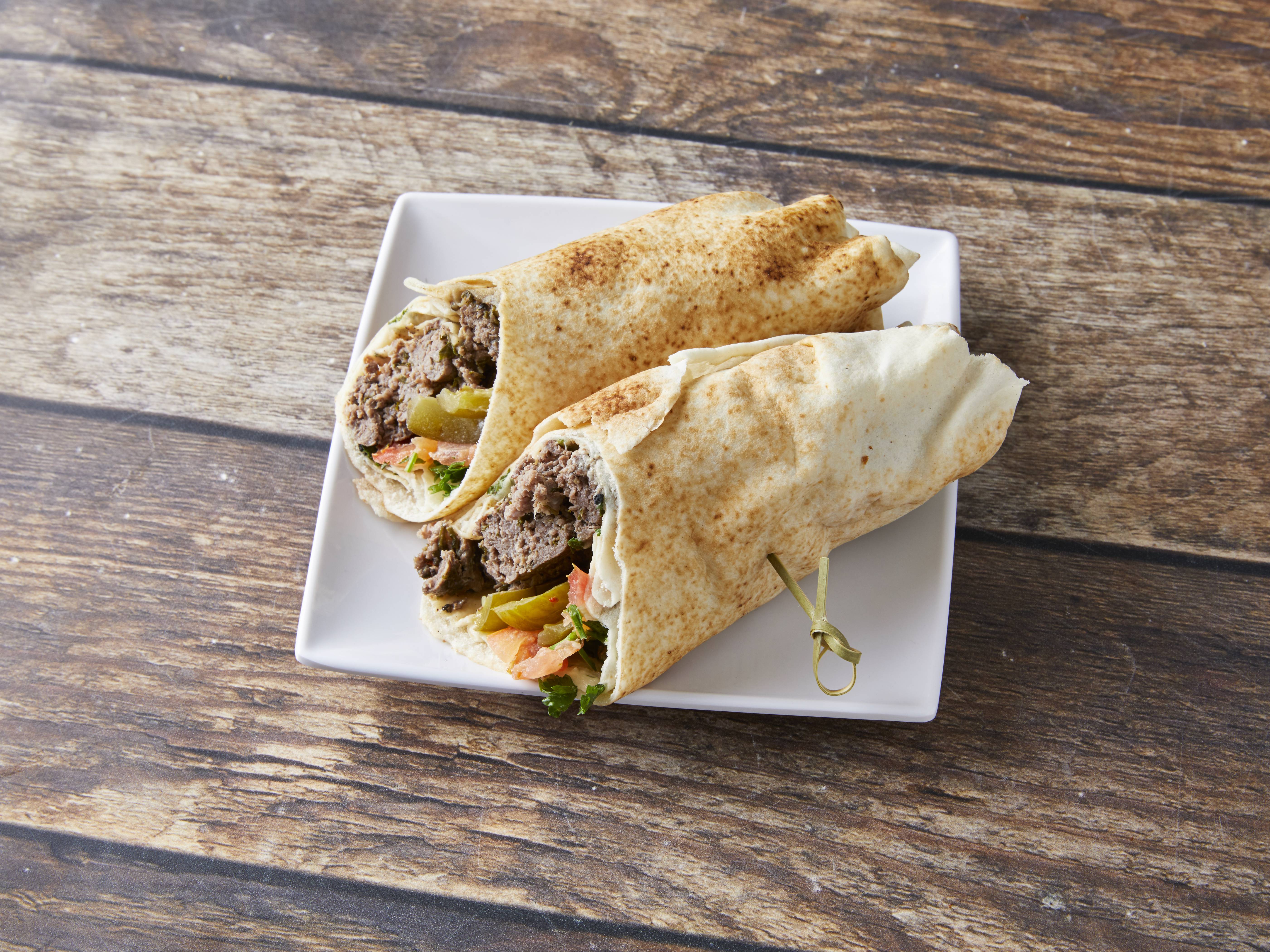 Order Shish Kafta Sandwich food online from Ananas Cafe store, Dearborn Heights on bringmethat.com