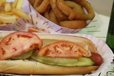 Order Foot Long Hot Dog food online from Franksville store, Chicago on bringmethat.com