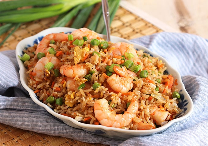 Order Shrimp Fried Rice food online from Macky Kitchen store, Richmond on bringmethat.com