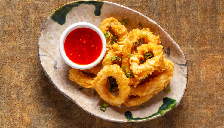 Order Fried Calamari food online from Soybean Asian Grille store, Wilmington on bringmethat.com