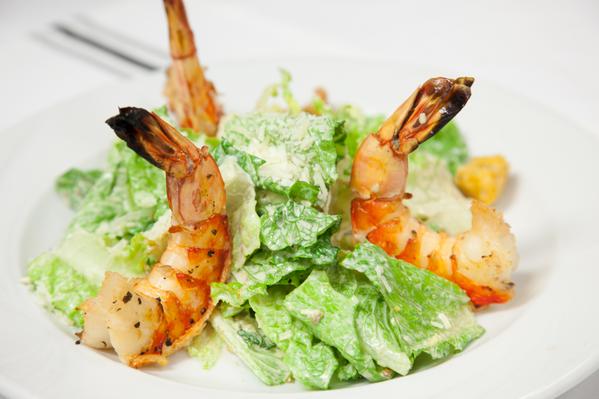 Order Caesar Salad with Shrimp food online from Smitty Grill store, Pasadena on bringmethat.com