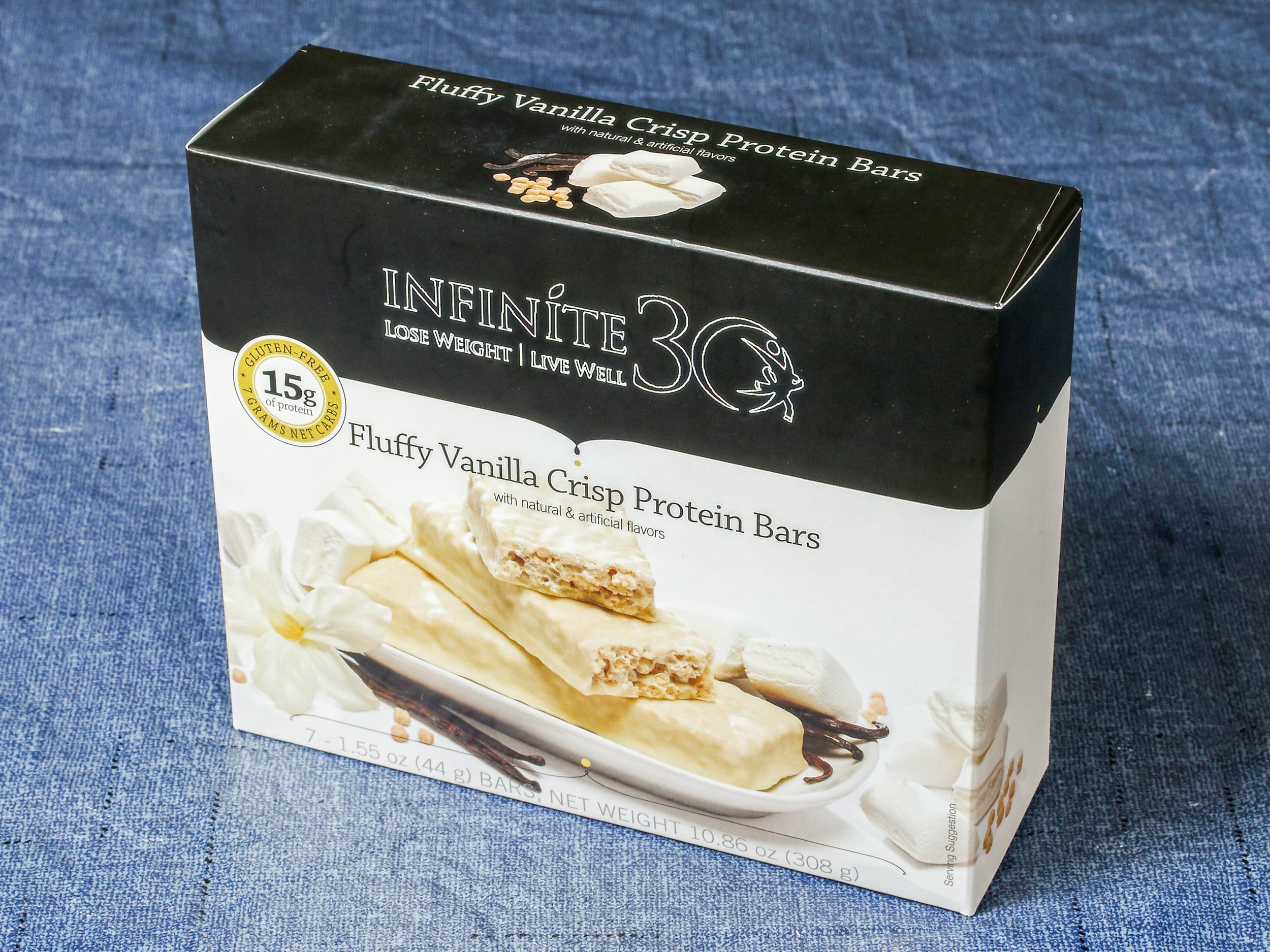 Order Fluffy Vanilla Crisp Bars food online from Infinite30 Weight Loss and Wellness store, Raleigh on bringmethat.com