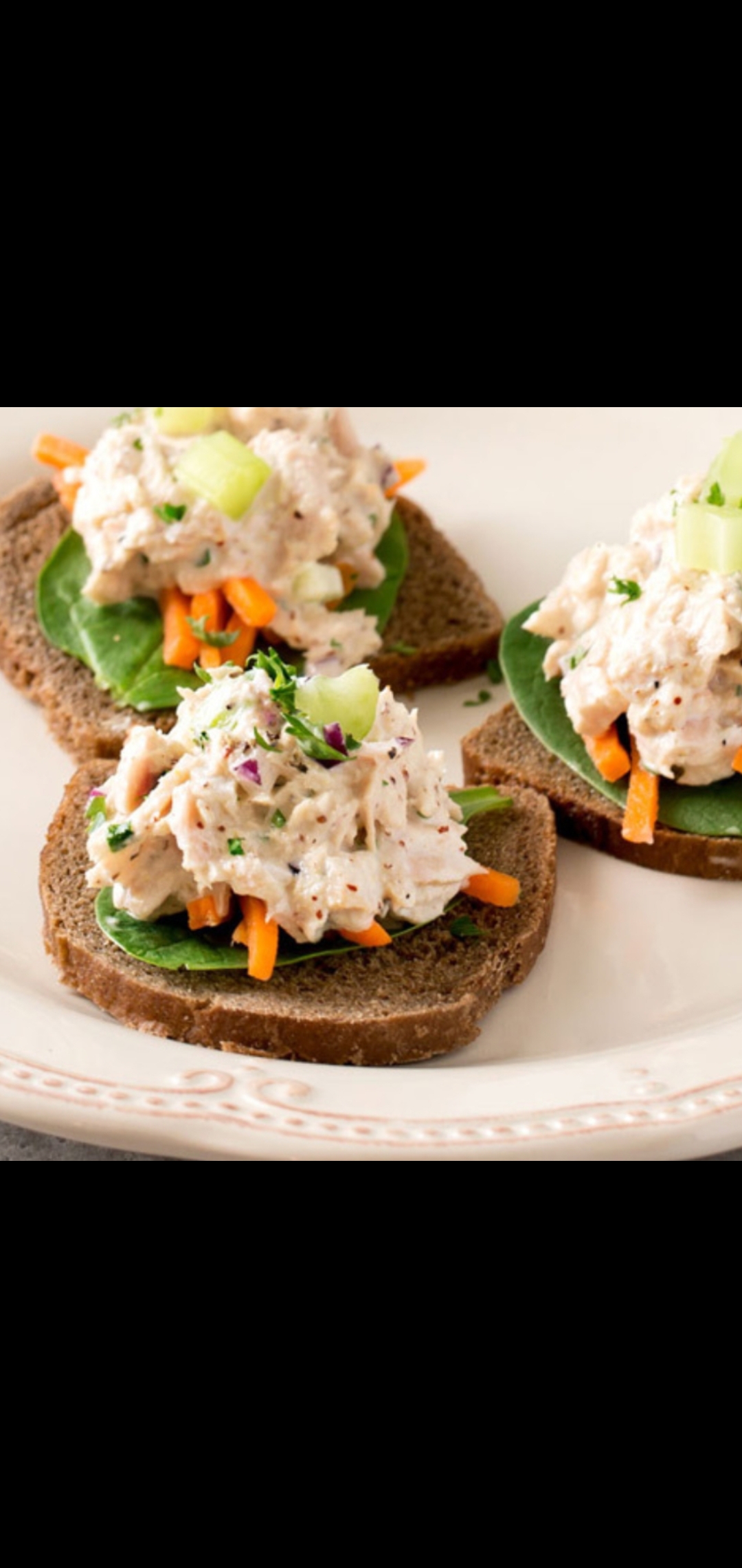 Order Classic Tuna Salad With Carrots Spinach &Red Onions Sandwich  food online from American Gourmet Foods Deli store, New York on bringmethat.com