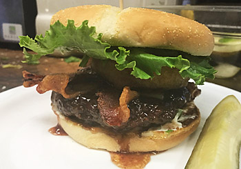 Order The Real Lone Ranger Burger food online from Jasper Cafe store, Medford on bringmethat.com