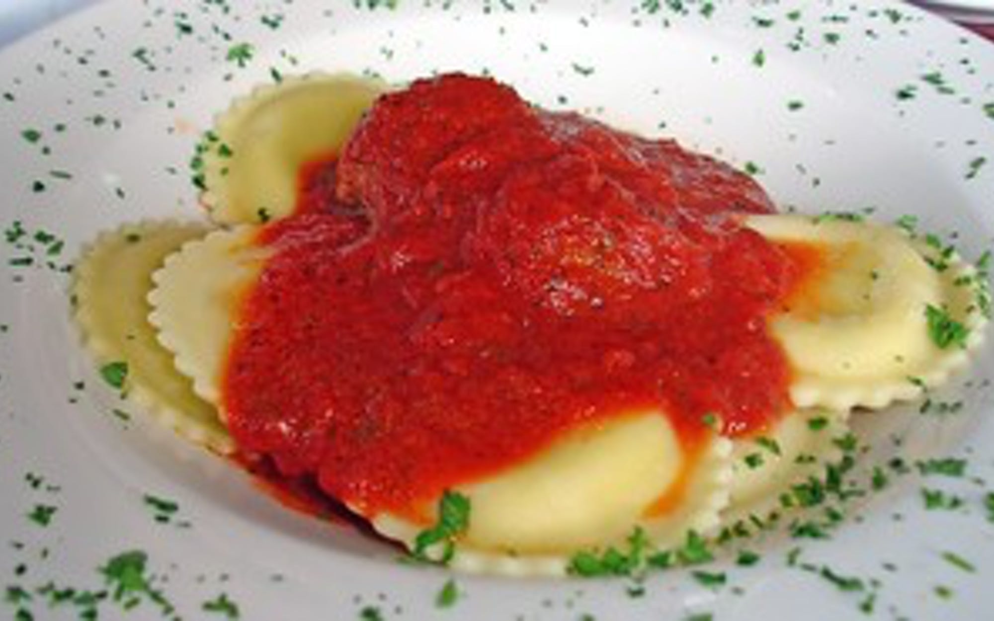Order Cheese Ravioli - Pasta food online from Pino's Pizzeria store, Easton on bringmethat.com
