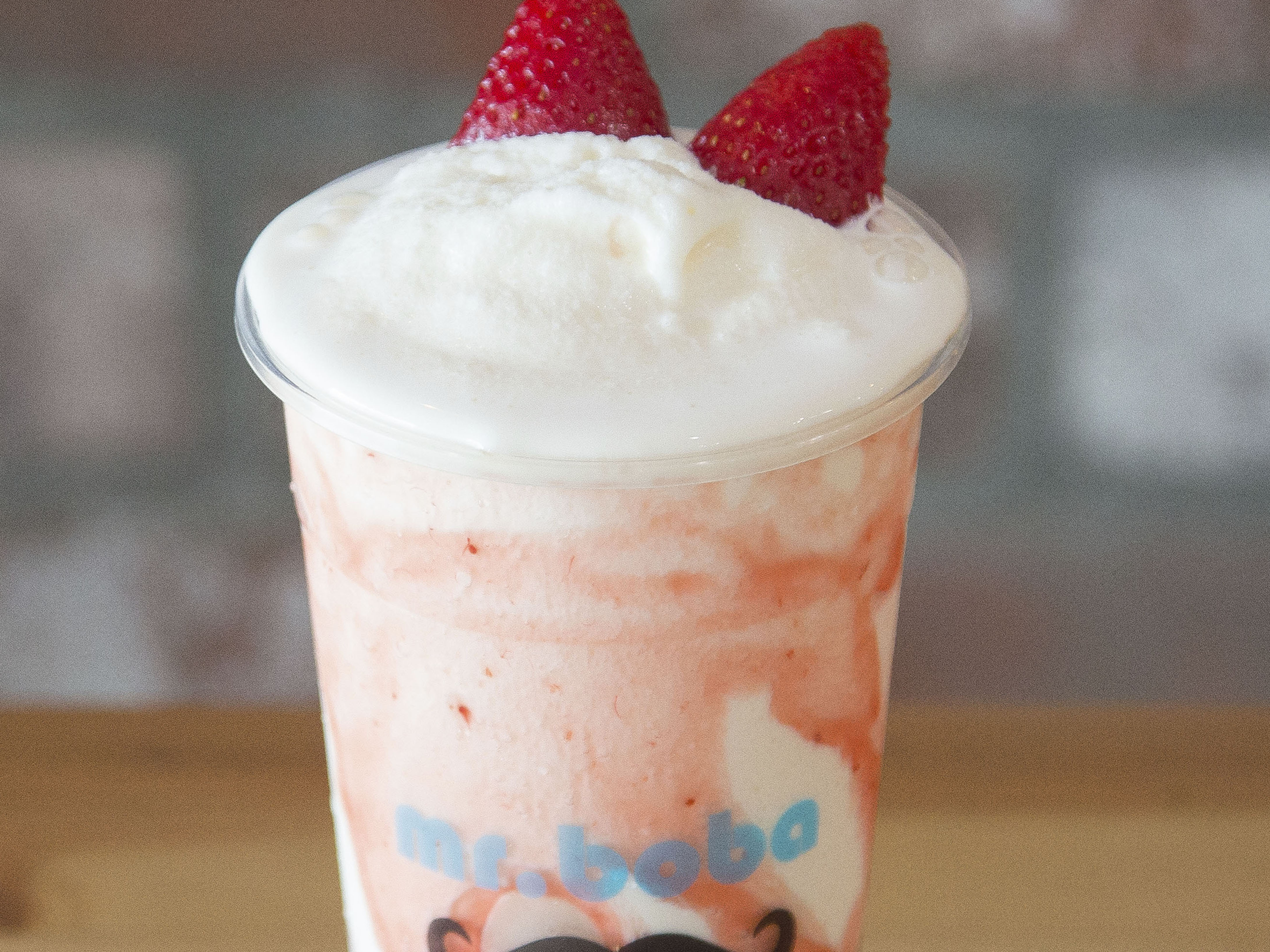 Order Coconut Strawberry Shake food online from Mr Boba store, Los Angeles on bringmethat.com