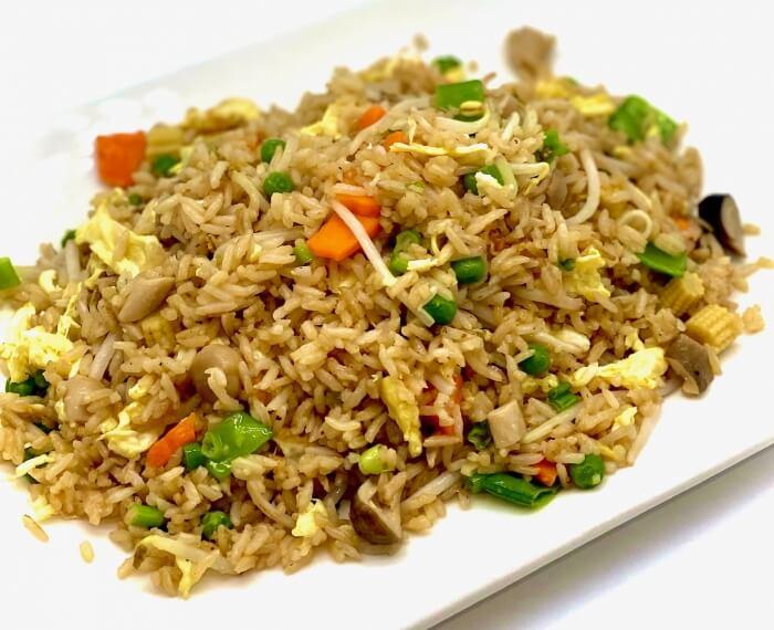 Order VEGETABLE FRIED RICE food online from Kim Son Cafe  store, Houston on bringmethat.com