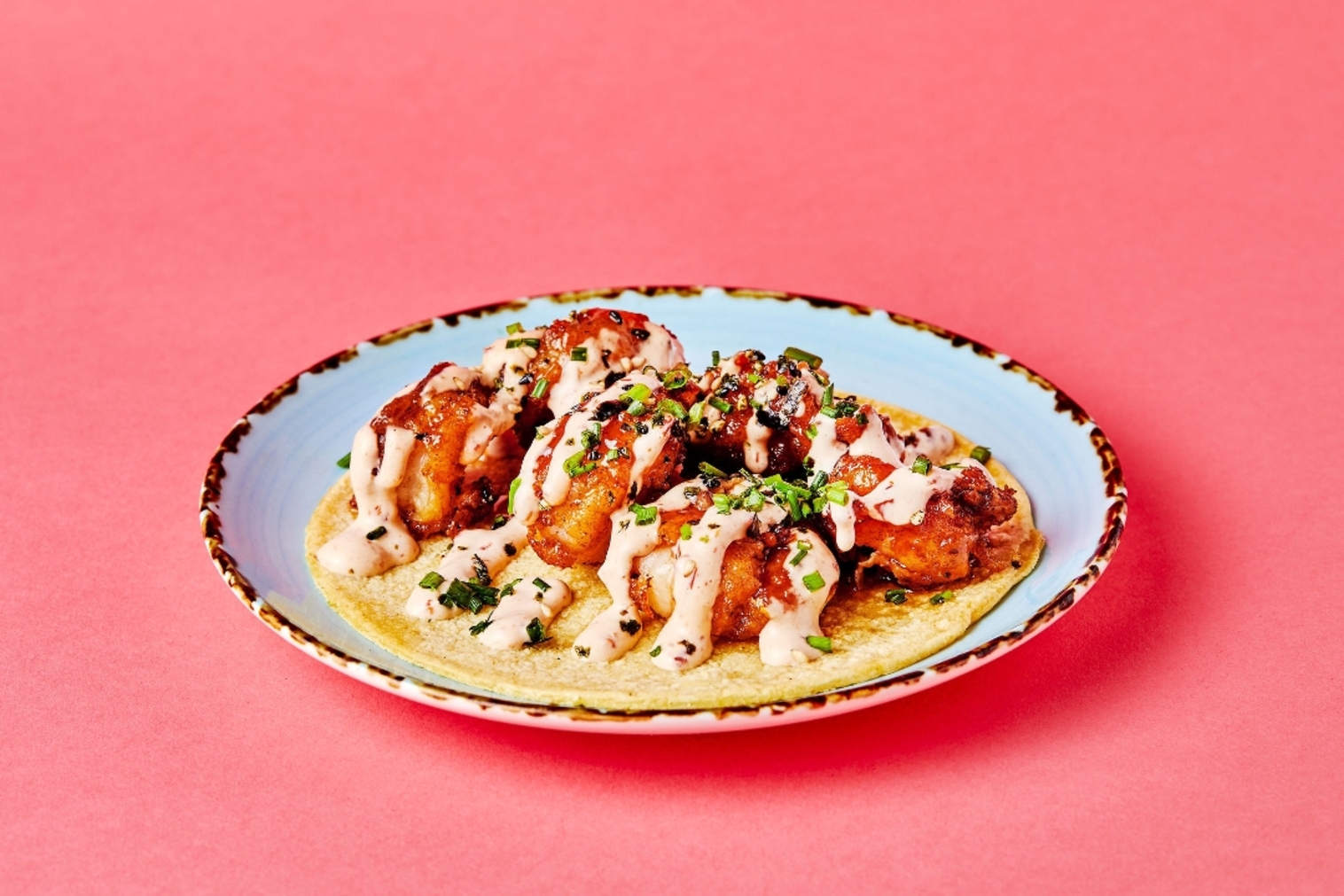Order Crispy Shrimp Taco food online from Tu Madre store, Los Angeles on bringmethat.com