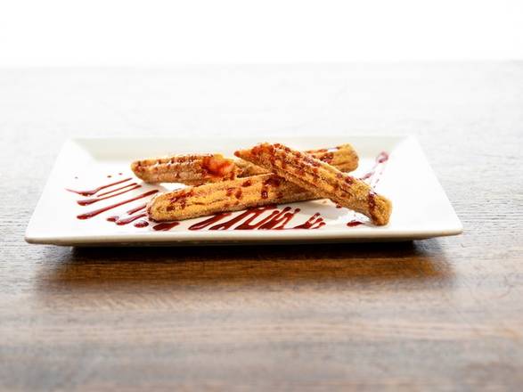 Order Churros w/Strawberry food online from Ike Tender Shack store, Wilmington on bringmethat.com