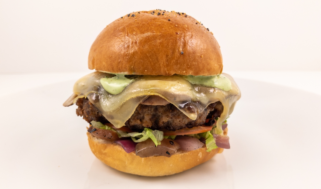 Order Impossible A&J Burger (Vegetarian) food online from Click Virtual Food Hall store, Houston on bringmethat.com