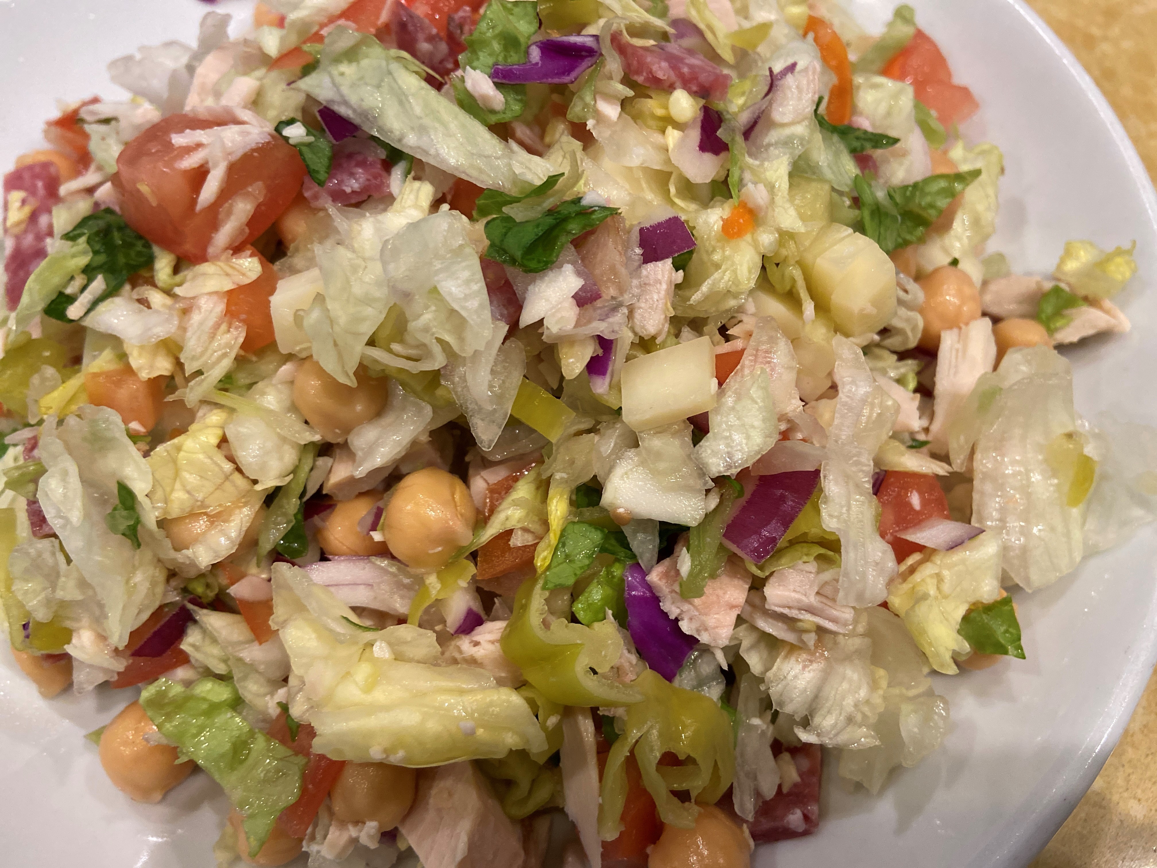 Order Chopped Antipasto Salad food online from Pickles Deli store, Newbury Park on bringmethat.com