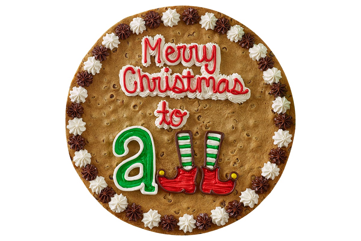 Order Merry Christmas to All - HW2833 food online from Great American Cookies store, Mobile on bringmethat.com