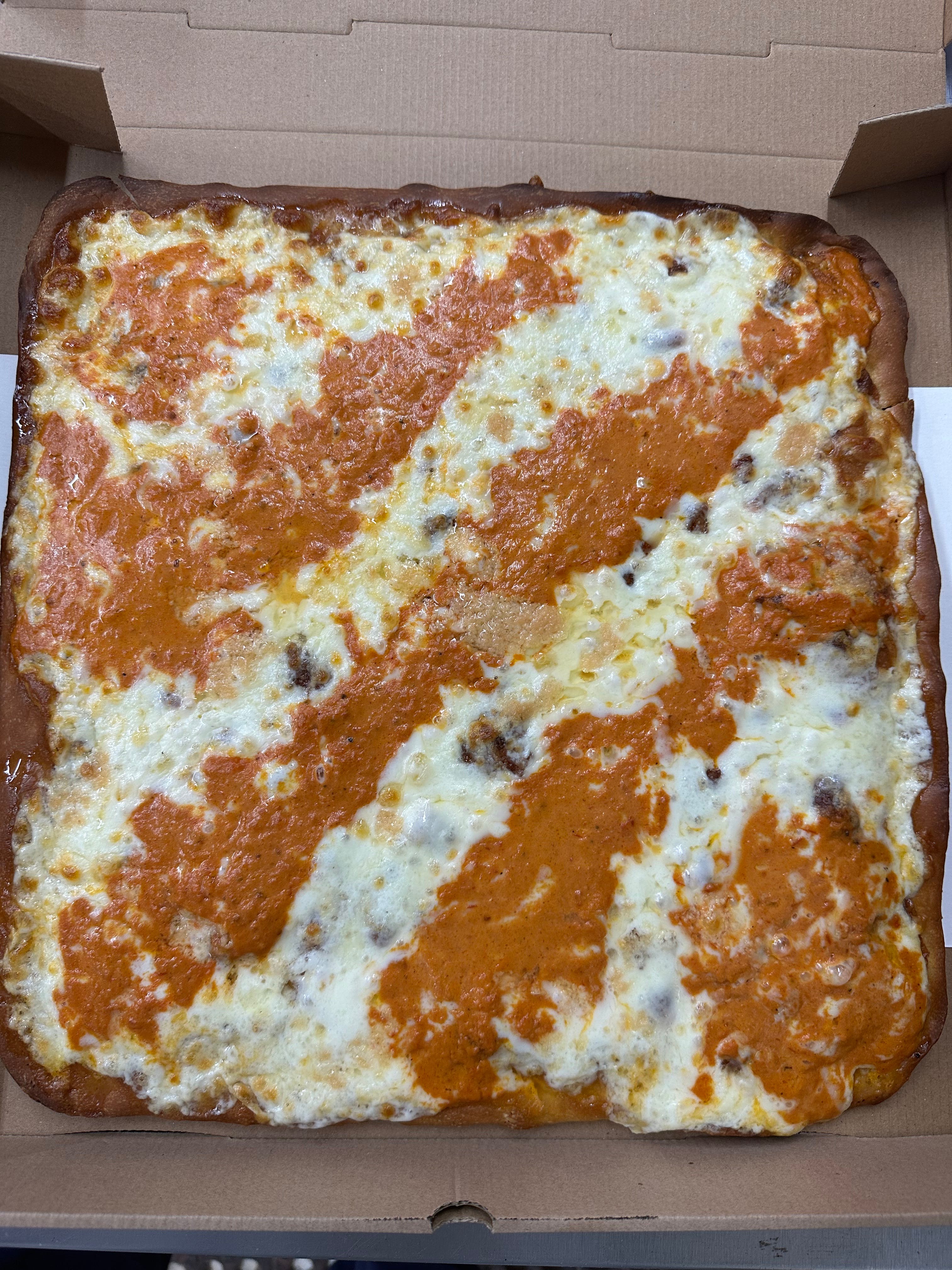 Order Drunken Grandma - 12” (6 slices) food online from Marcello's Pizza store, Paterson on bringmethat.com