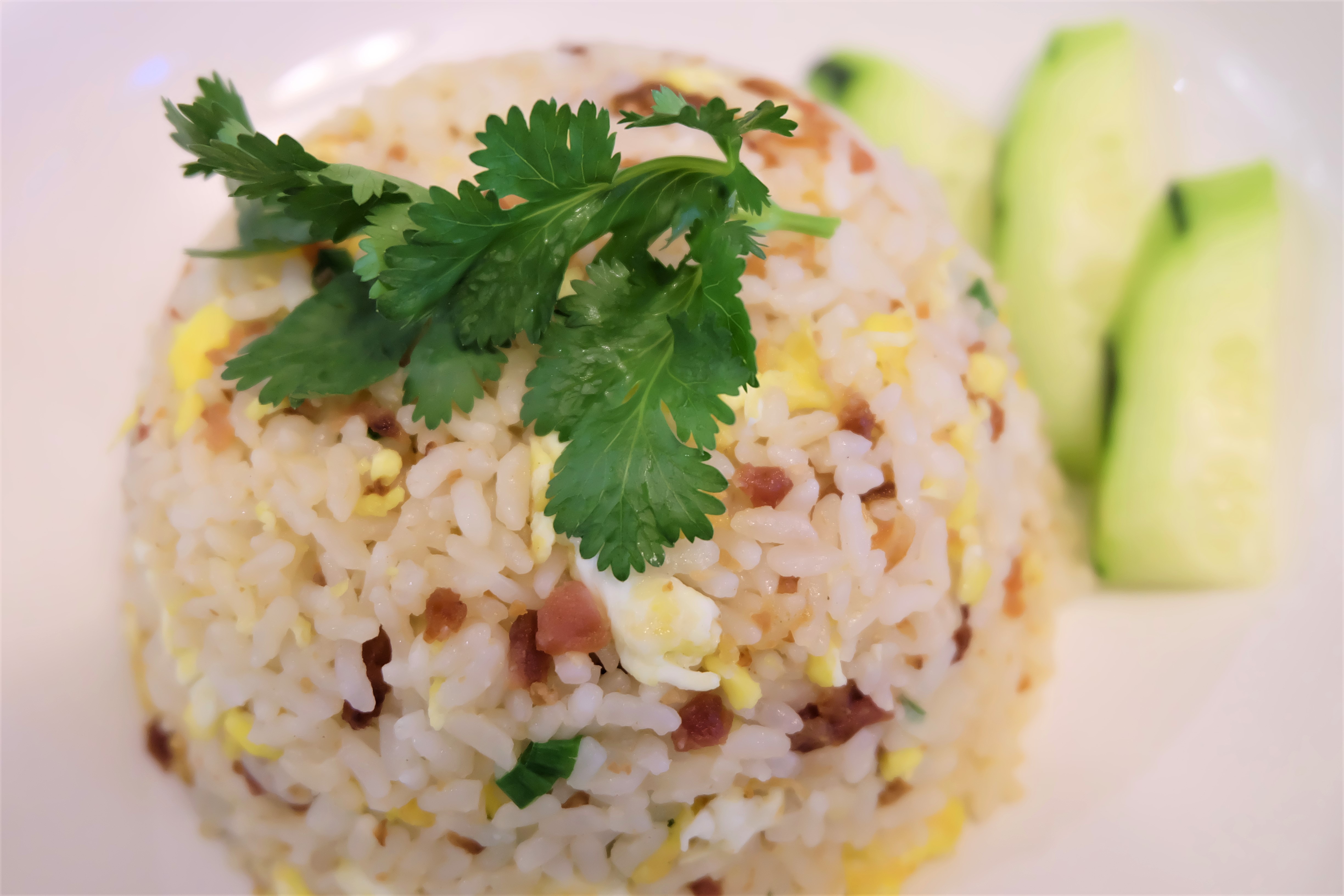 Order Bacon Fried Rice  food online from Gotji's Kitchen store, Buda on bringmethat.com