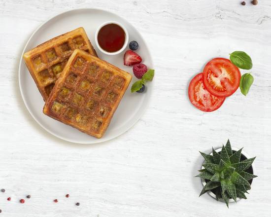 Order The Solo Muted Malted Waffle  food online from The Early Riser Cafe store, Mission Viejo on bringmethat.com