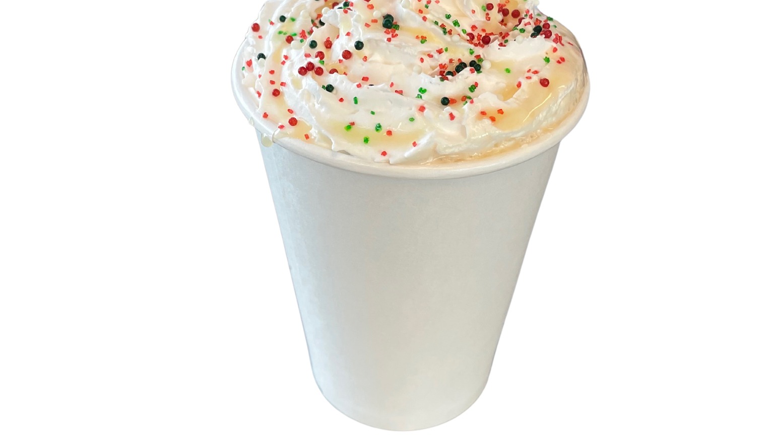 Order Merry White Mocha food online from New Brew Cafe store, North Highlands on bringmethat.com
