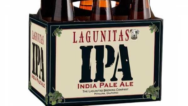 Order Lagunitas IPA 6 Pack 12 oz Bottle food online from Rebel store, San Jose on bringmethat.com