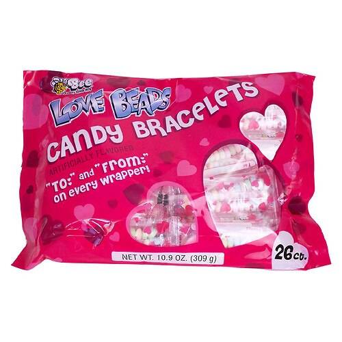 Order Bee Valentine's Candy Bracelet Exchange Bag - 10.9 oz food online from Walgreens store, Denver on bringmethat.com
