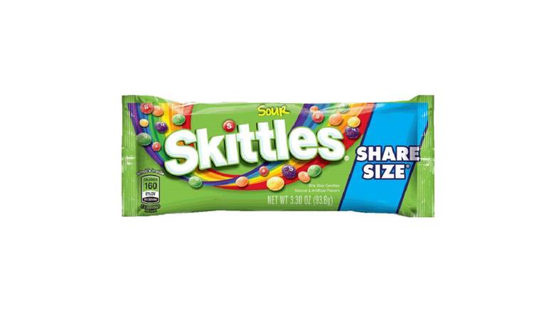 Order Skittles Sour King Size food online from Trumbull Mobil store, Trumbull on bringmethat.com