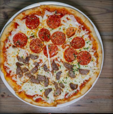 Order Personal Pizza Plate food online from North Sea Tavern store, Southampton on bringmethat.com