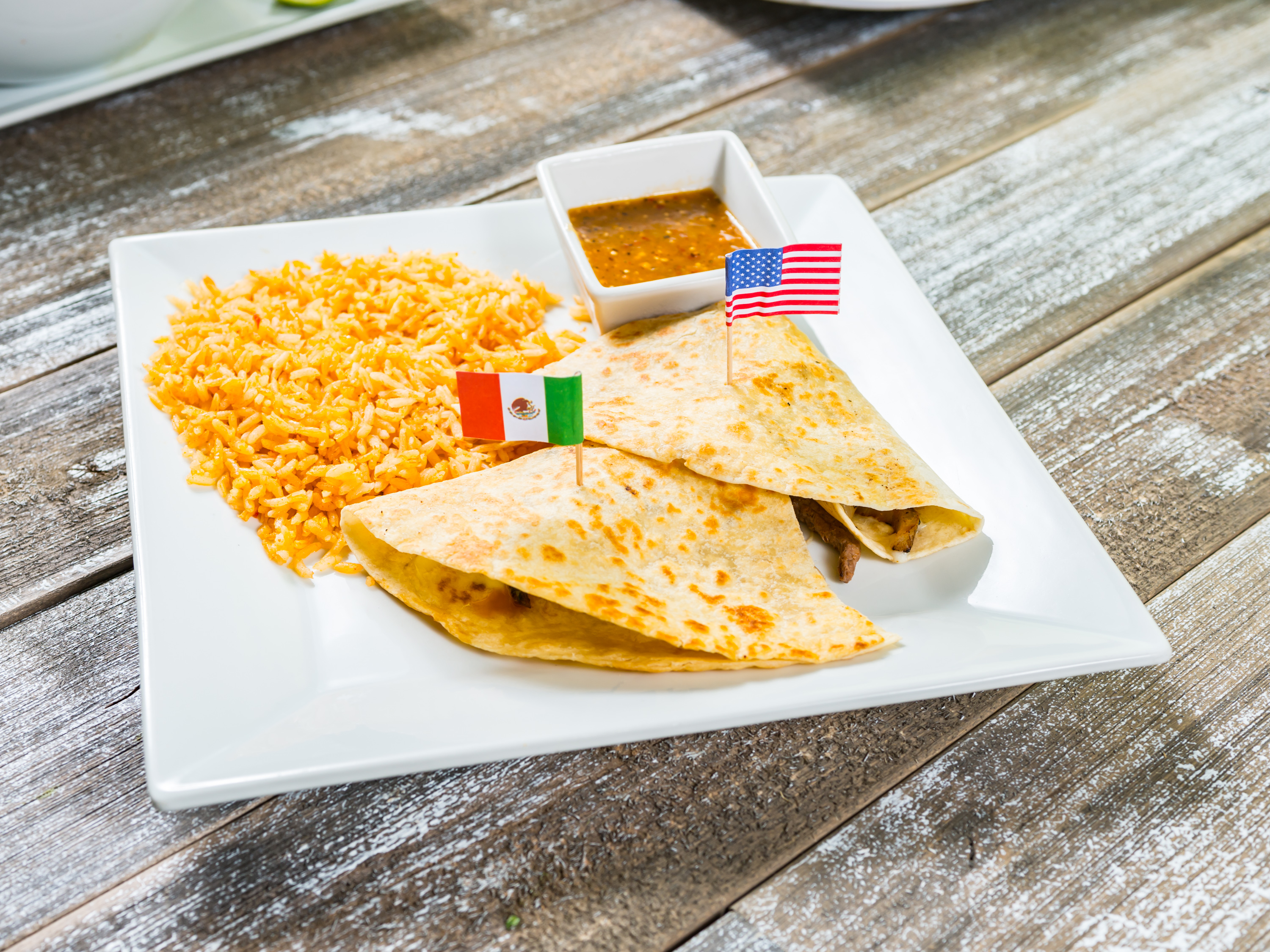 Order Steak Quesadilla  food online from Tequila Mexican Grill Bakery & Store store, Lancaster on bringmethat.com