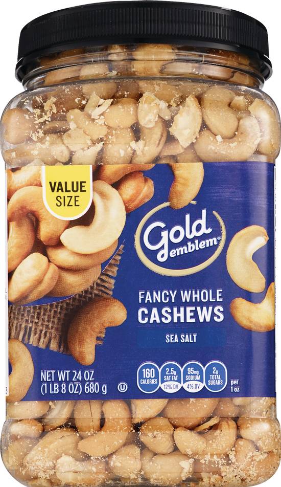 Order Gold Emblem Fancy Whole Cashews 24 OZ food online from Cvs store, LITTLE ROCK on bringmethat.com